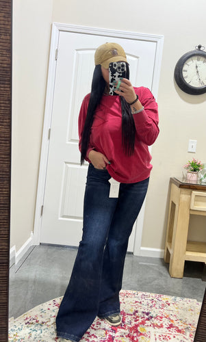 Vintage Red Long Sleeve