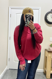 Vintage Red Long Sleeve