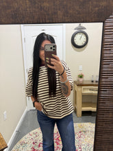 Load image into Gallery viewer, Striped Short Sleeve