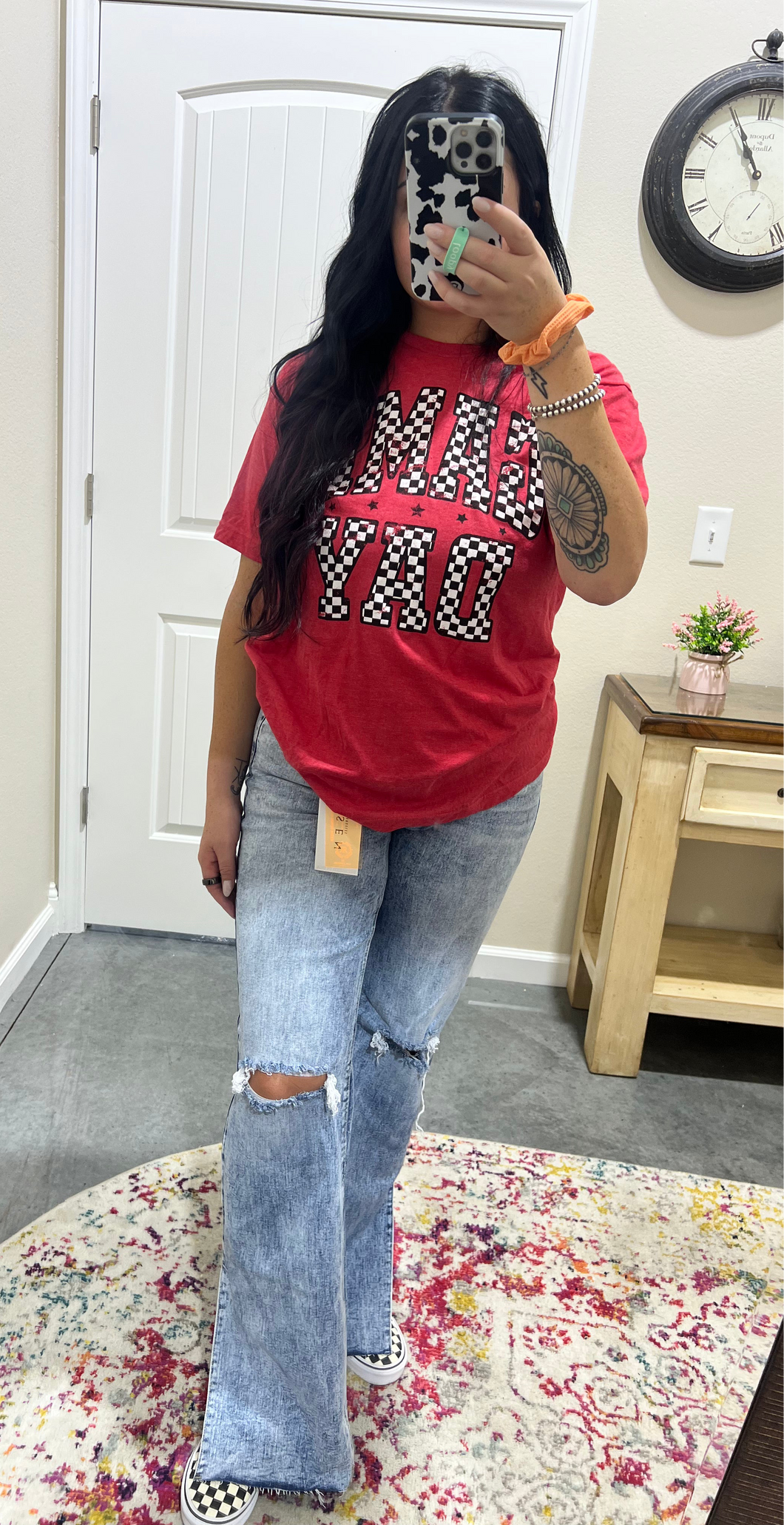 Acid Wash Risen Jeans