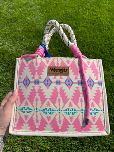 Pink Aztec Wrangler Tote