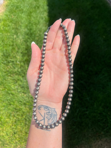 8MM Navajo 18” Necklace
