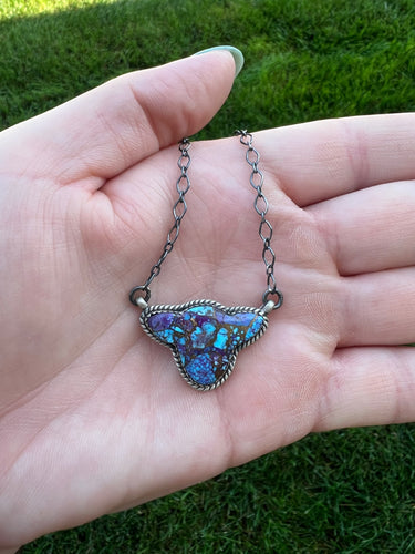 Turquoise Steer Necklace