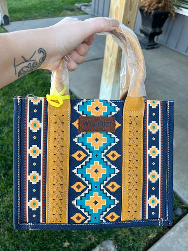 Navy Wrangler Mini Tote