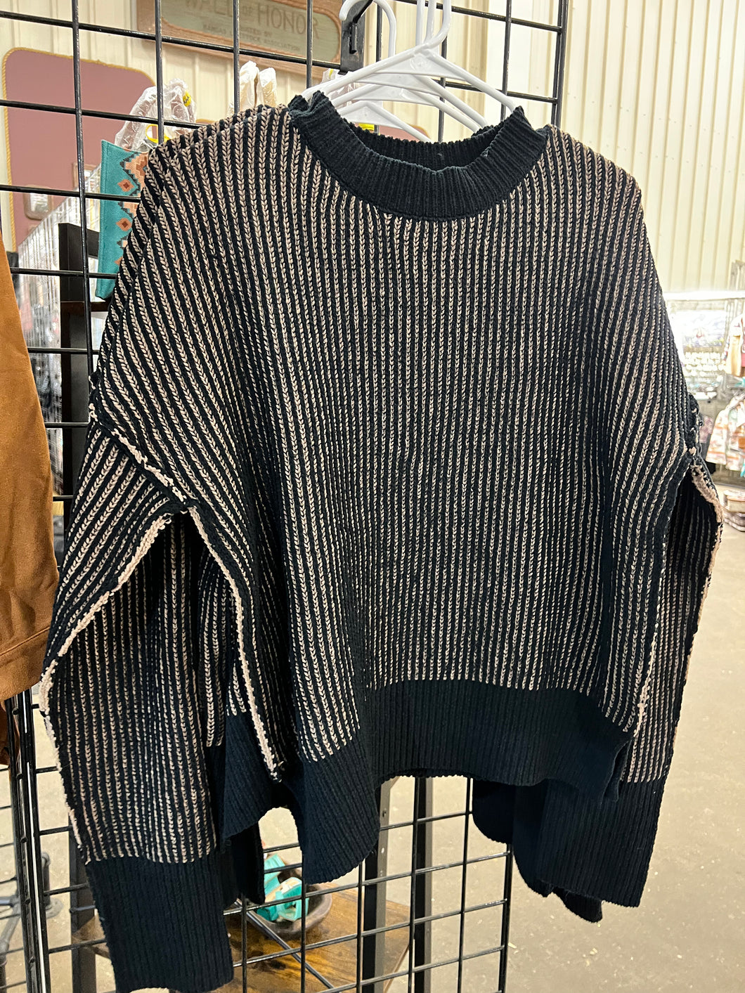 Tri-Colored Sweater