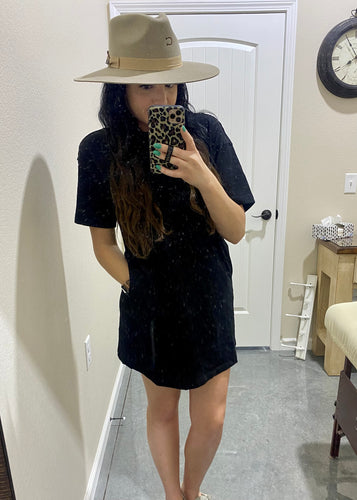 Black T-shirt Dress