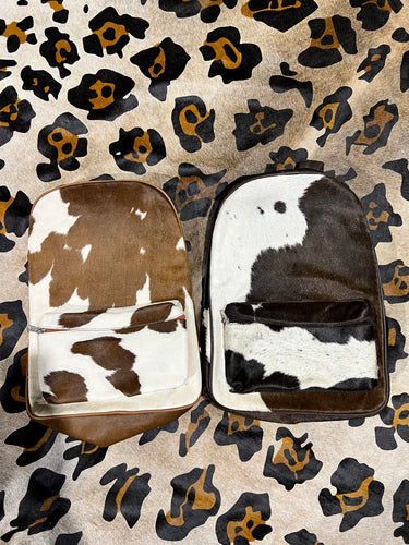 Cowhide Backpack